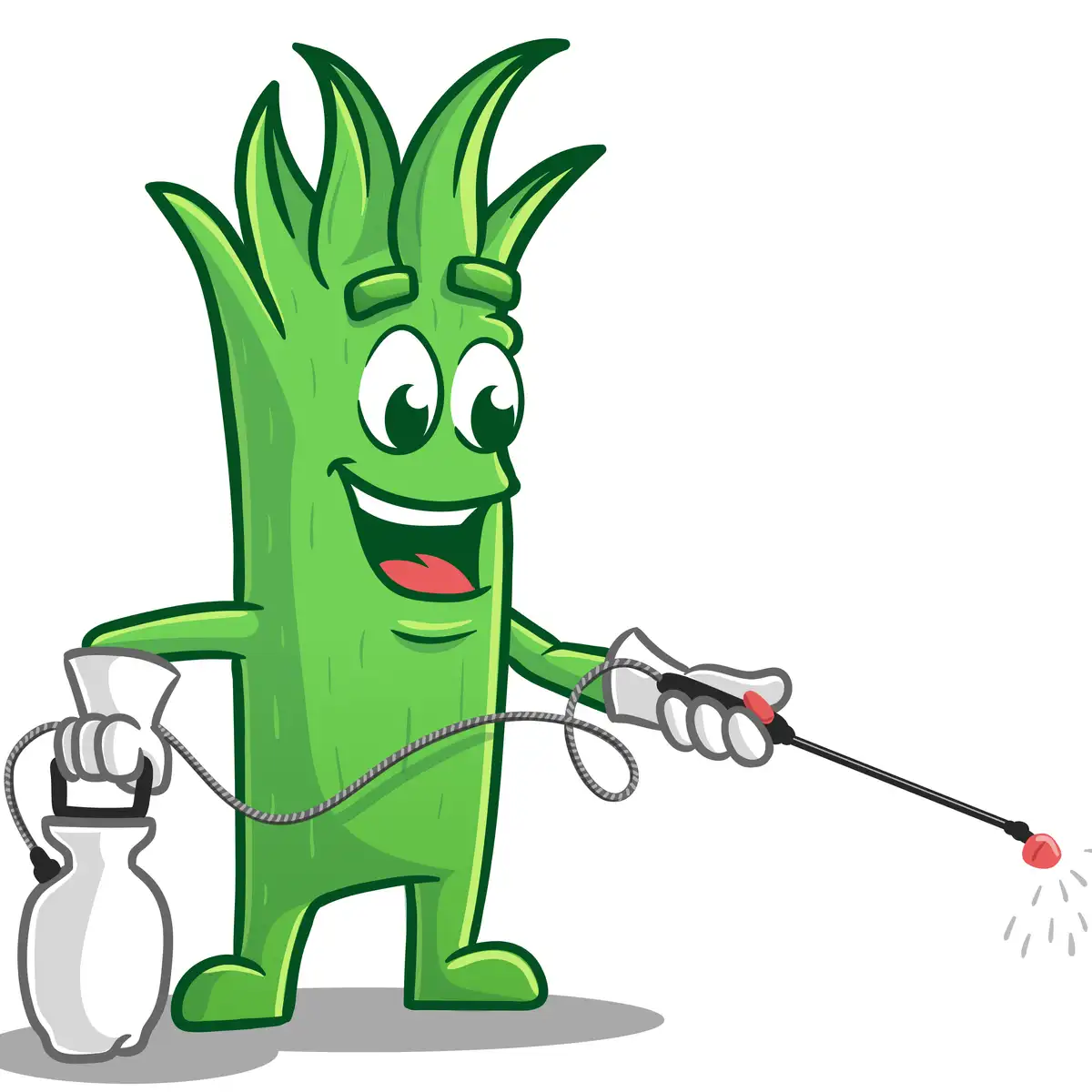 Weed Control Lawn Buddies Mascot
